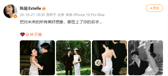 陈瑜林子濠 订婚陈瑜林子濠 结婚 ​​​