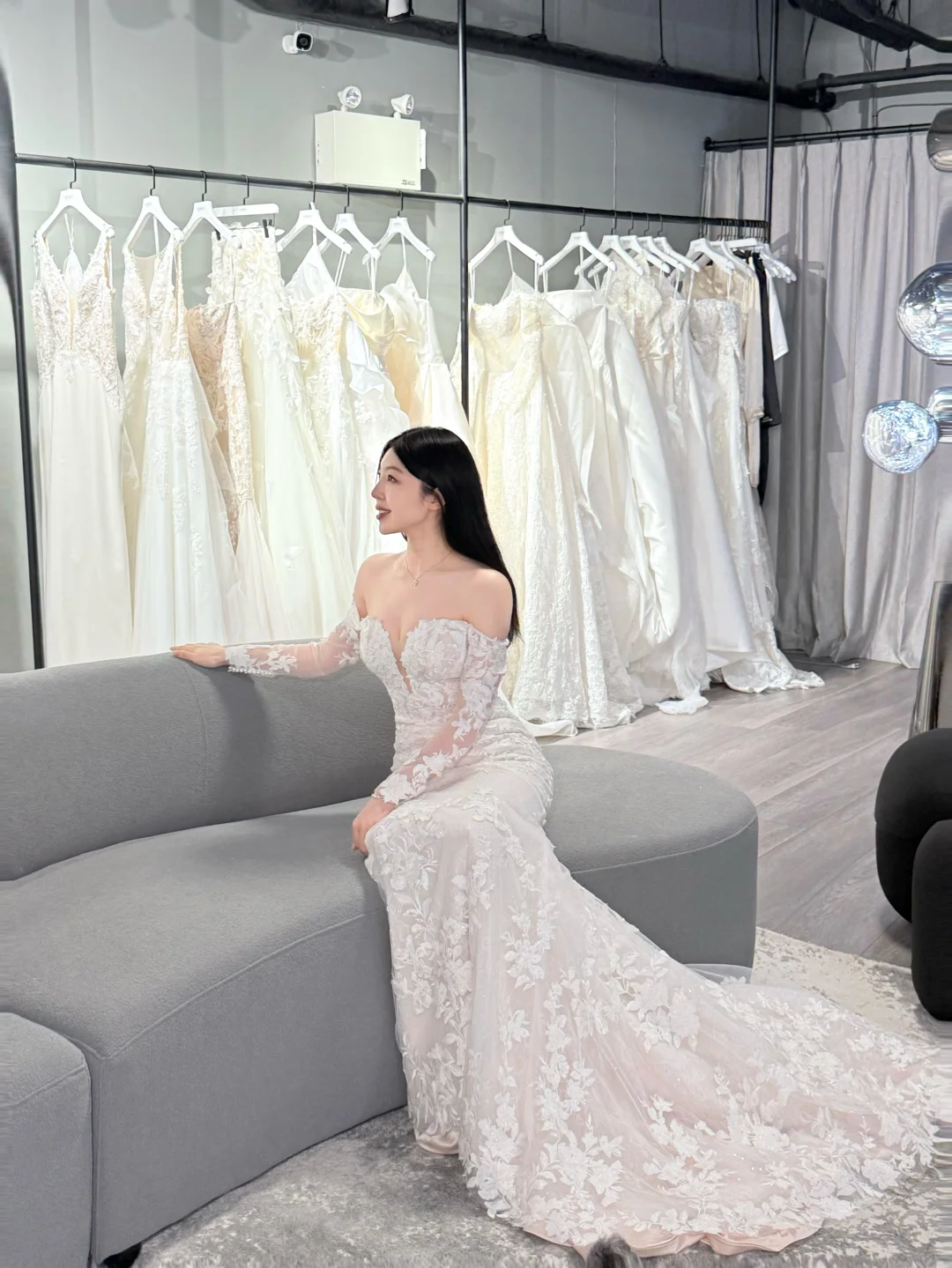 不管试多少次婚纱还是会心动👰🏻‍♀️