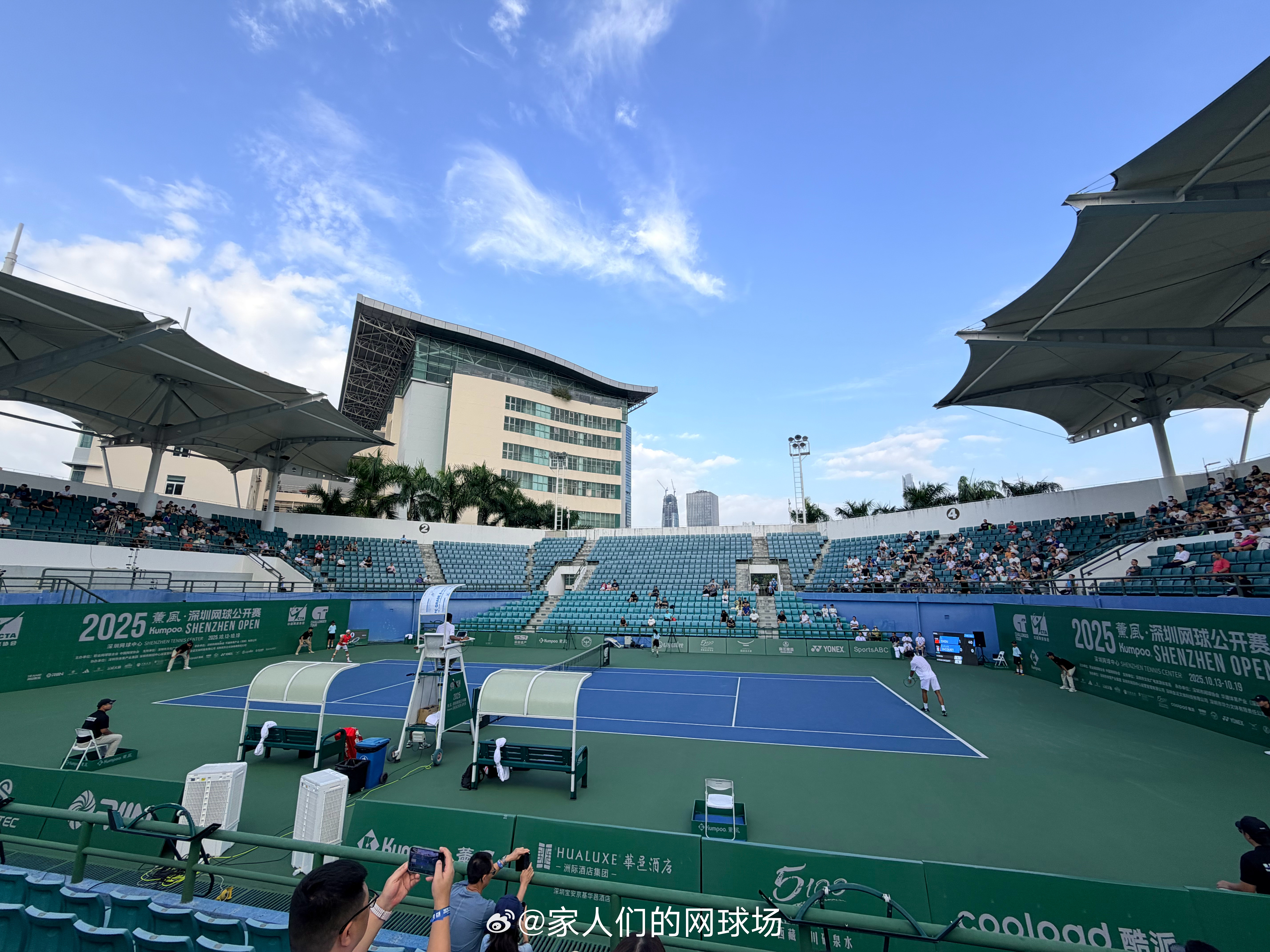 巡回赛在中国 ATP深圳福田她挑战赛今日最后一个比赛日，男单决赛，周意率先破发一