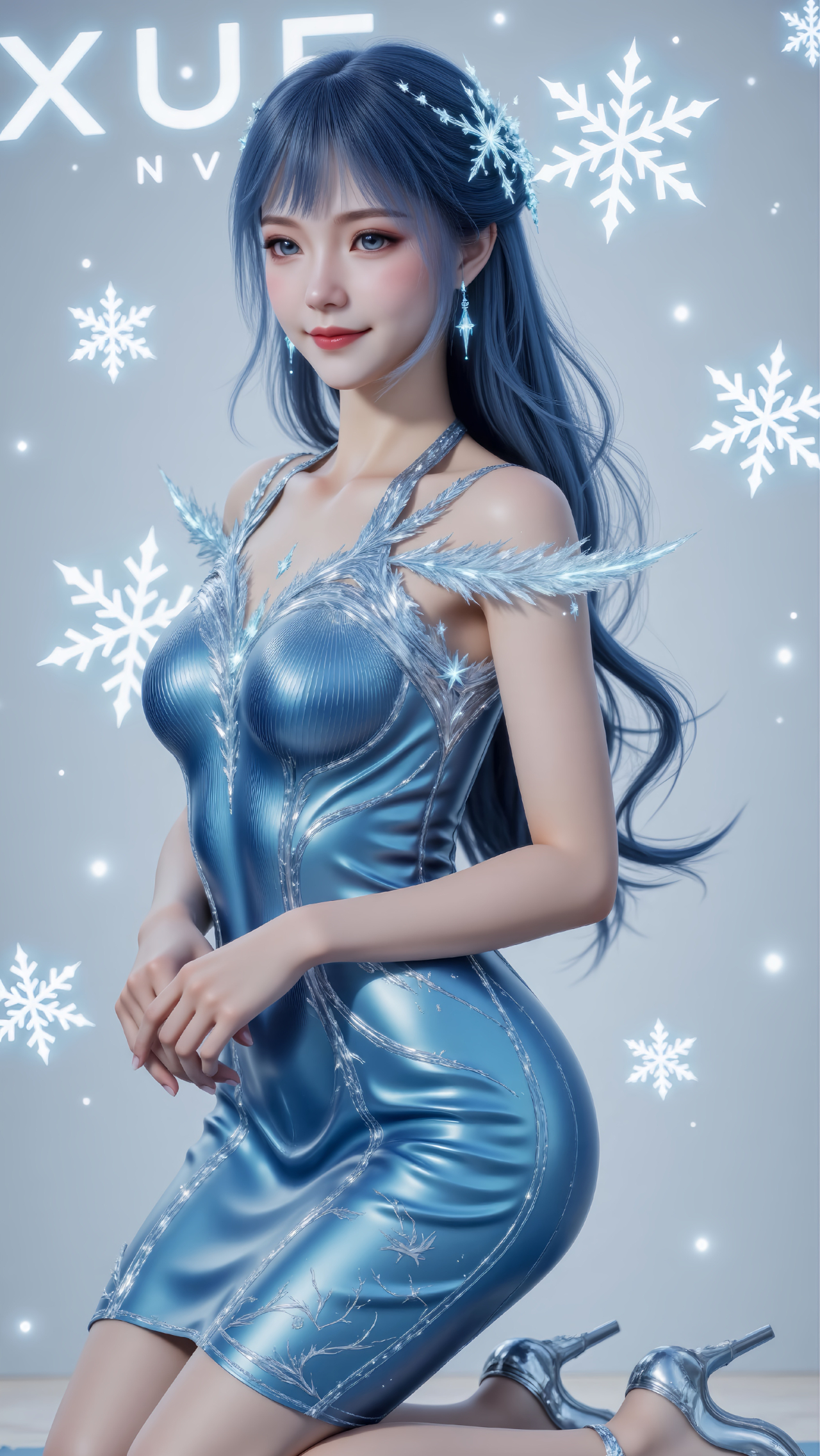 斗罗大陆2动画  冰天雪女【精美壁纸】镜头由远及近，妥妥的杂志封面！ ​​​