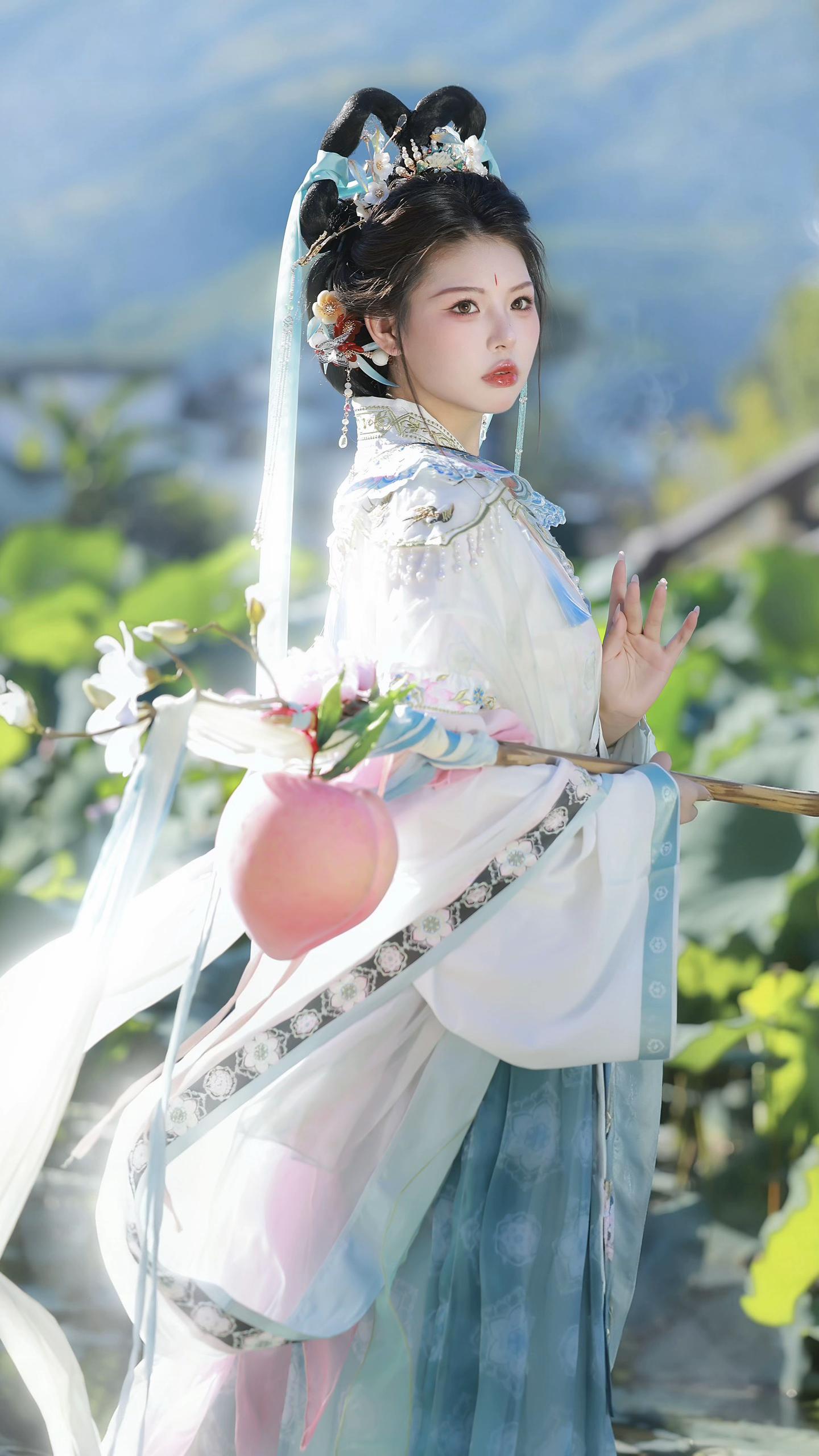 晨雾里的神仙～ 『客』。大早上的光好漂亮～