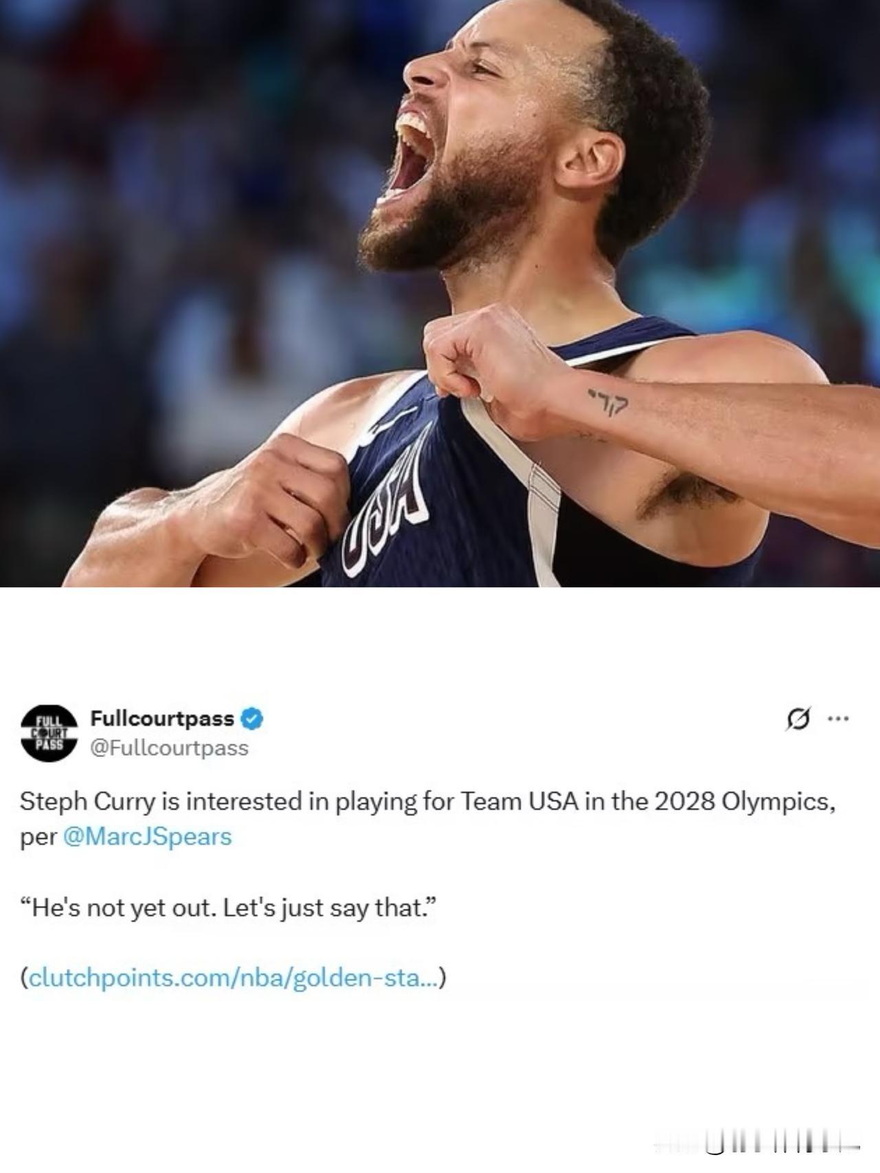 回应杜兰特，老队友欲最后一次联手？
据NBA名记Spears在播客节目中透露，库