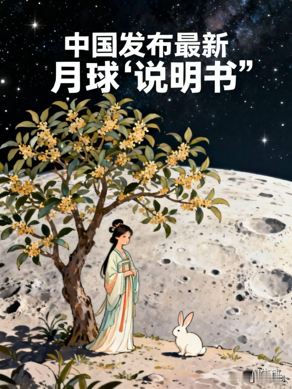 我们告诉全世界，中国才是月球的主人。广寒宫里嫦娥在那里生活数千年，还有可爱的玉兔