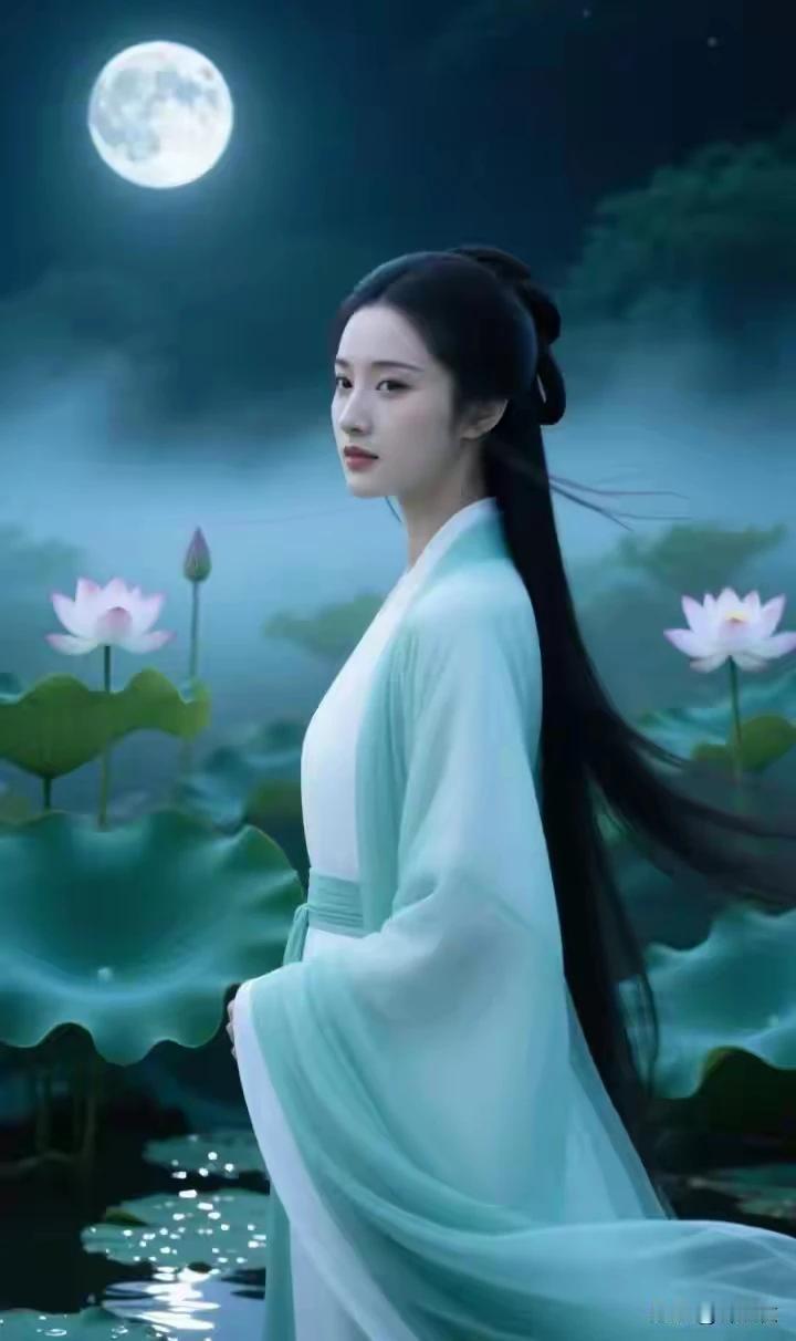 上联：荷风十里塘中月，
下联：细雨千丝舟载星。这联意境贴合秋夜的温润静穆，尽显清