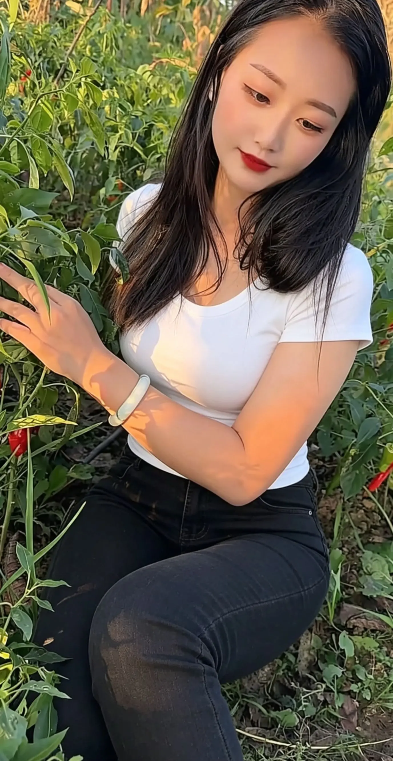 花田美女写真 农村生活 感情