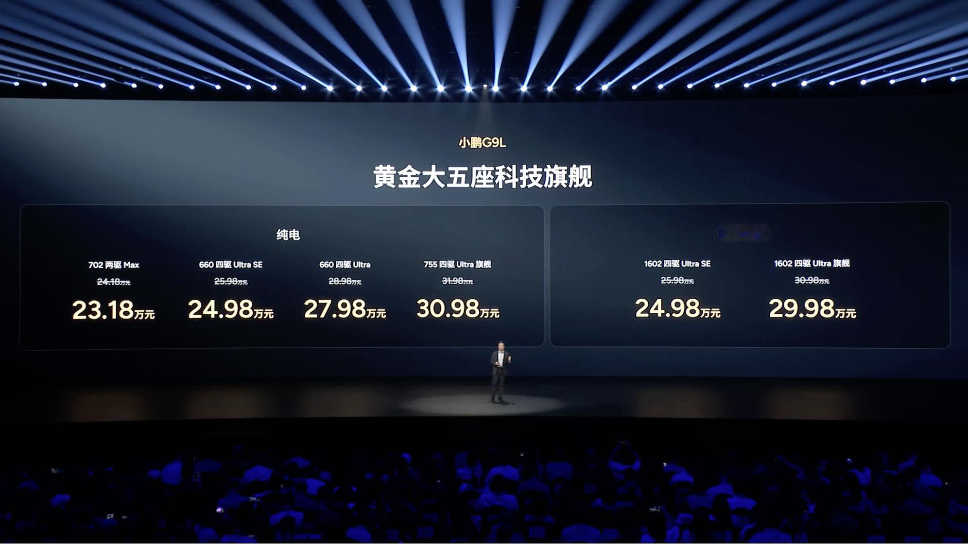 小鹏G9L上市23.18万元起，同级无对手！同等配置，价格更具吸引力；同等价格，