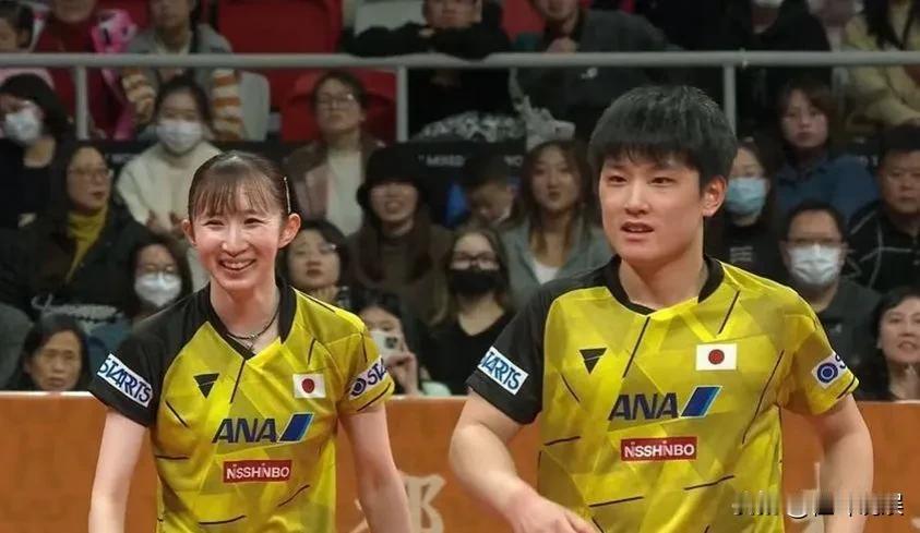 #和安踏一起为中国队加油# 
乒乓球抽签环节日本混双没想到抽到首战PK朝鲜混双，