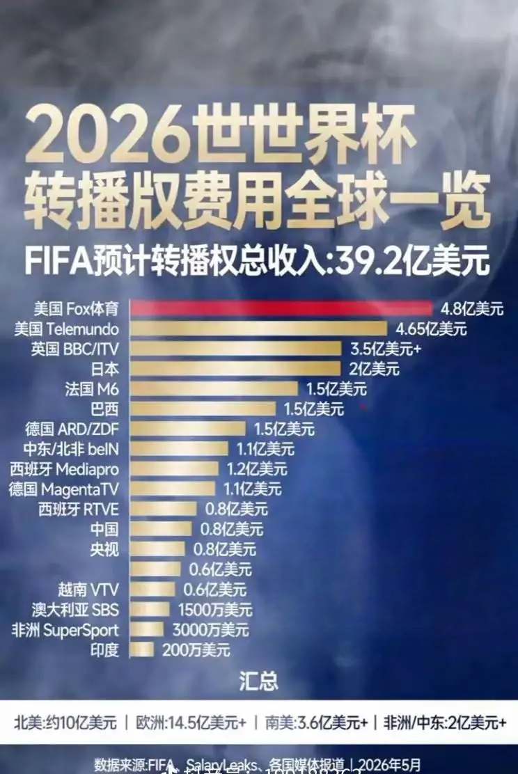 中印数亿球迷或无法观看下月世界杯中印数亿球迷或无法观看下月世界杯 中国市场确实比