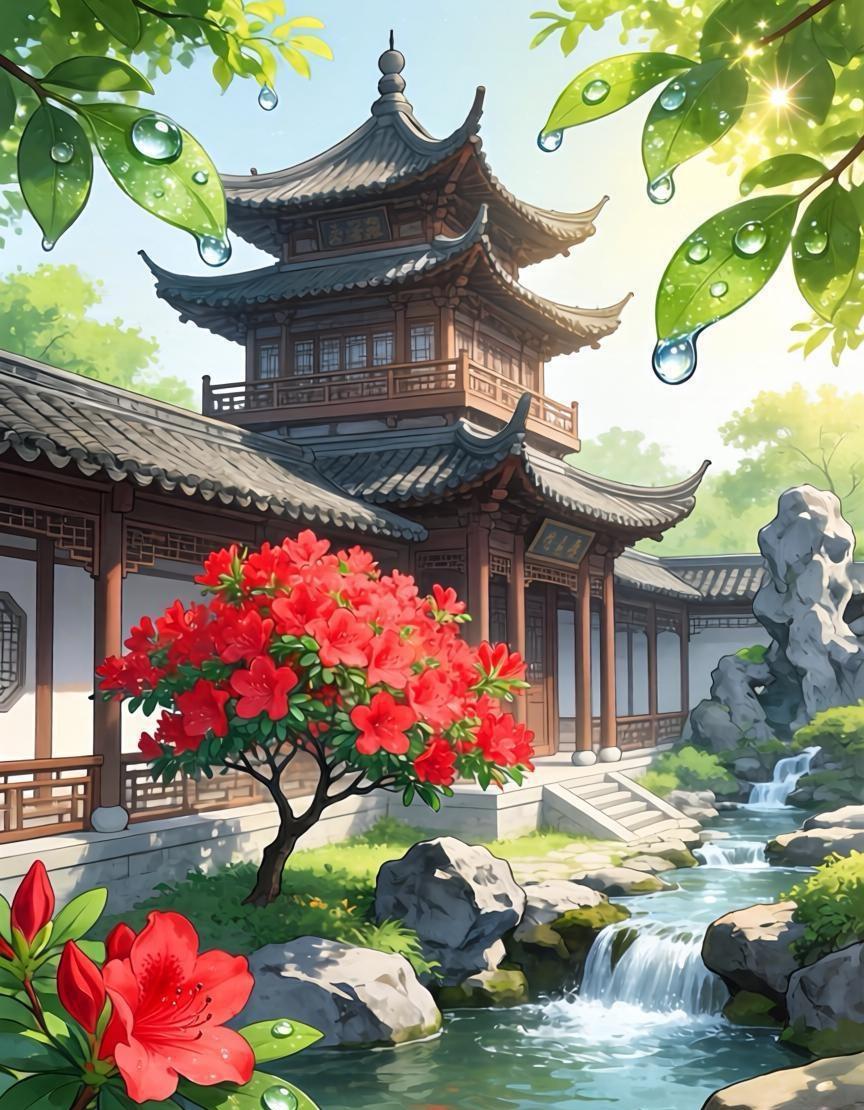 相册里最满意的照片巍峨城楼之下，簇簇木棉花热烈盛放，艳红夺目，灼灼繁花尽显蓬勃生