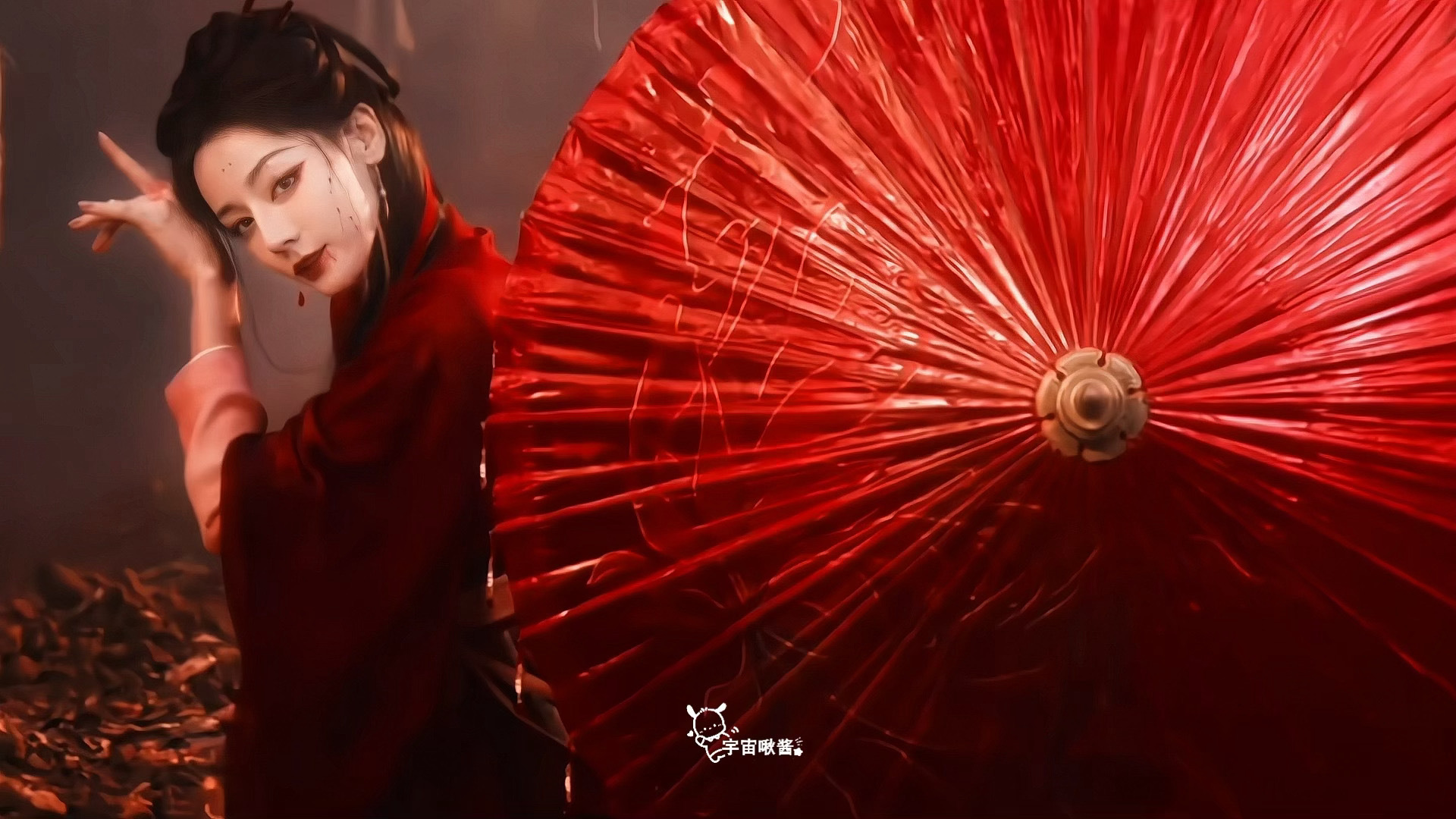 热巴白日提灯神图，或者妖图妖气凛然，正气不侵迪丽热巴贺思慕俯瞰众生的万灵之主