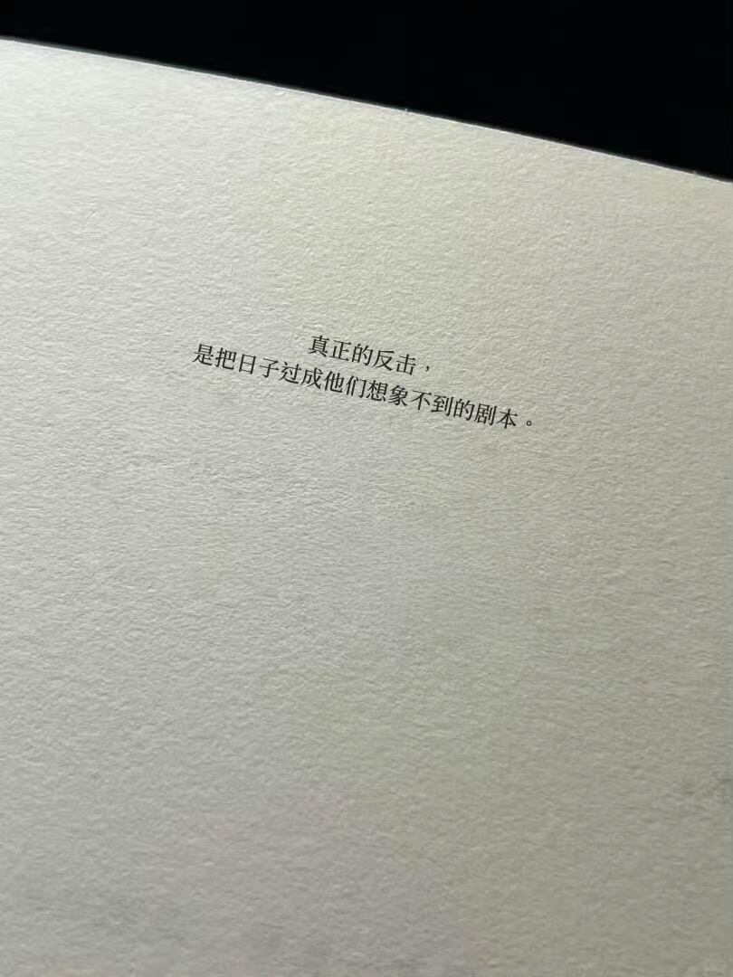 他们轻贱你时，早算好了你会认命。 