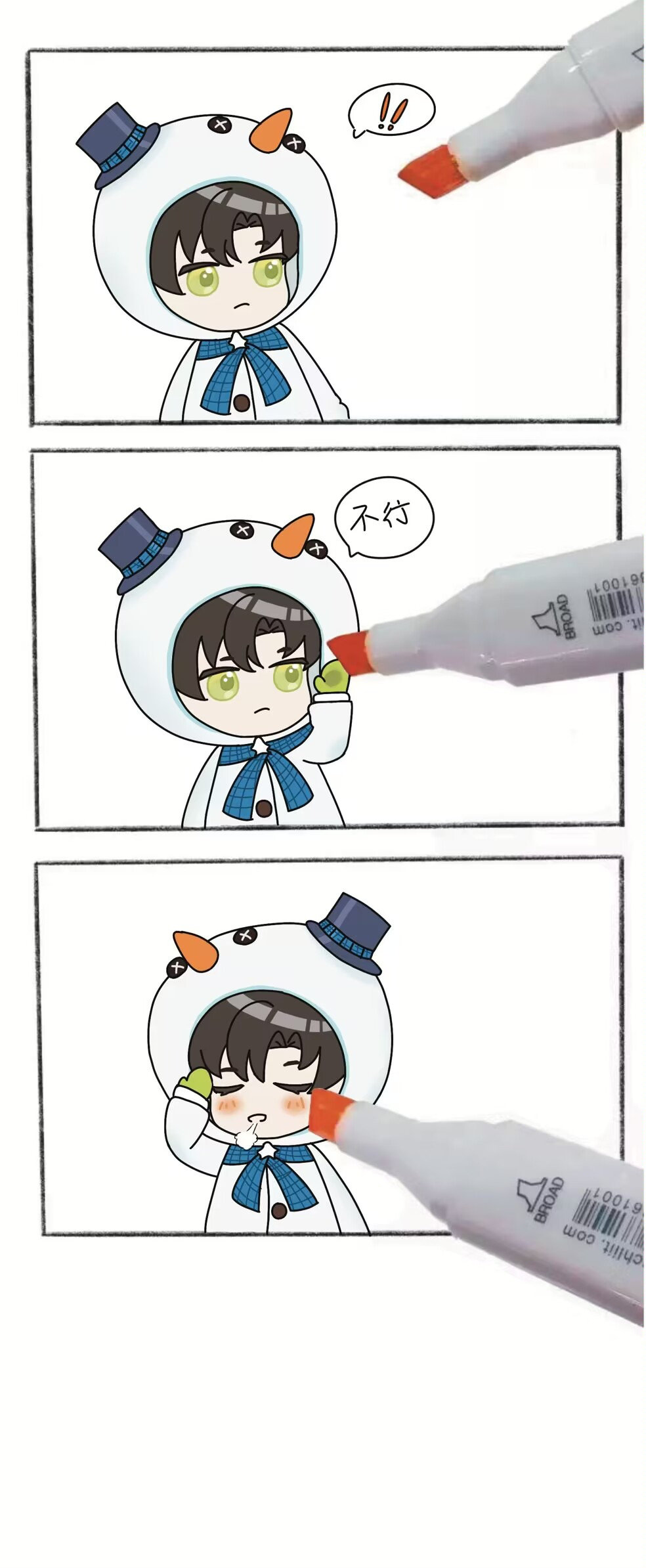 给雪人黎涂个腮红#游戏233##恋与深空# ​​​