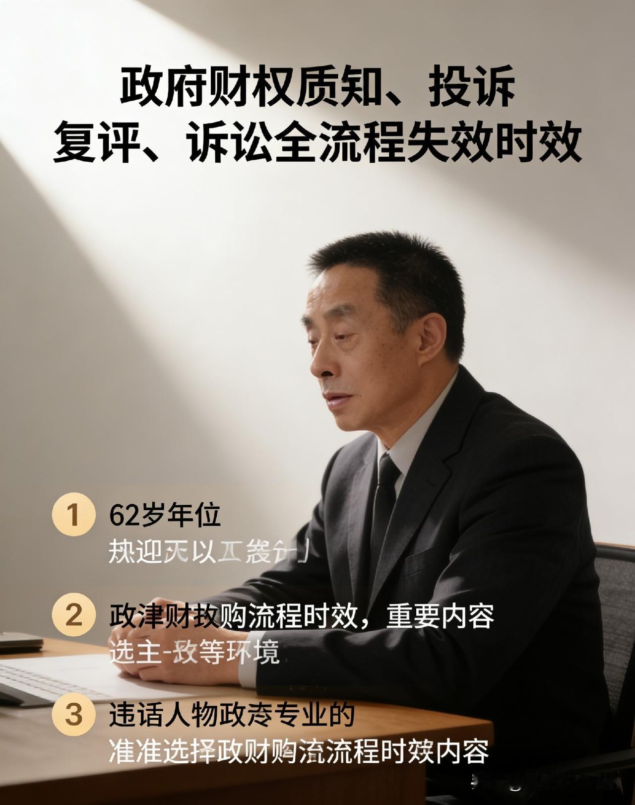 政府采购：质疑‑投诉‑复议‑诉讼全流程确切时效招标投标投诉 串通投标投诉 行政复