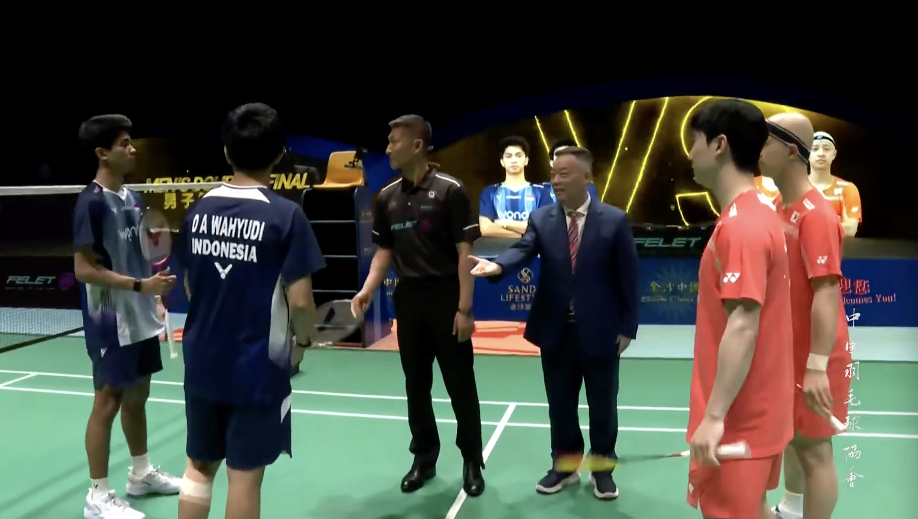 法蒂尔/瓦赫迪🇮🇩 vs 🇰🇷真龙/李钟民，男双决赛马上开始，更看好哪边