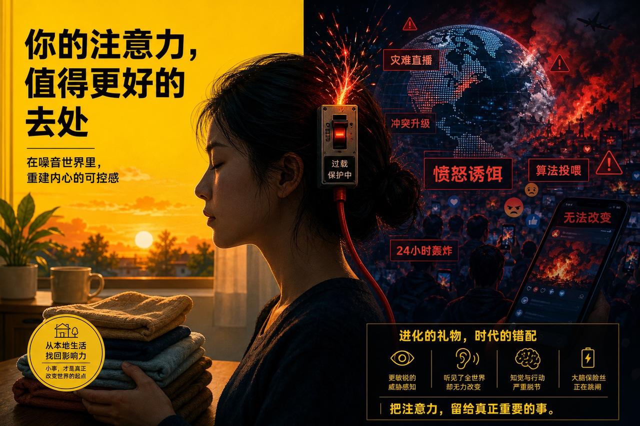 【进化残余与信息洪流：为什么你越看新闻越无力】

我们的负面偏好（Negativ