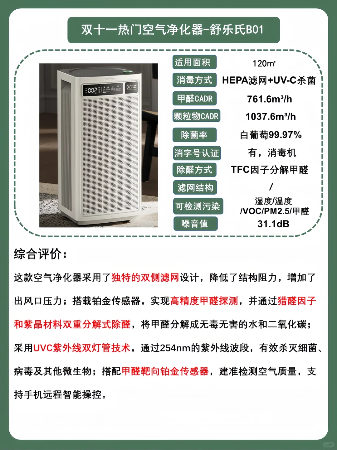 双十一热门空气净化器深度评测，不踩坑必看