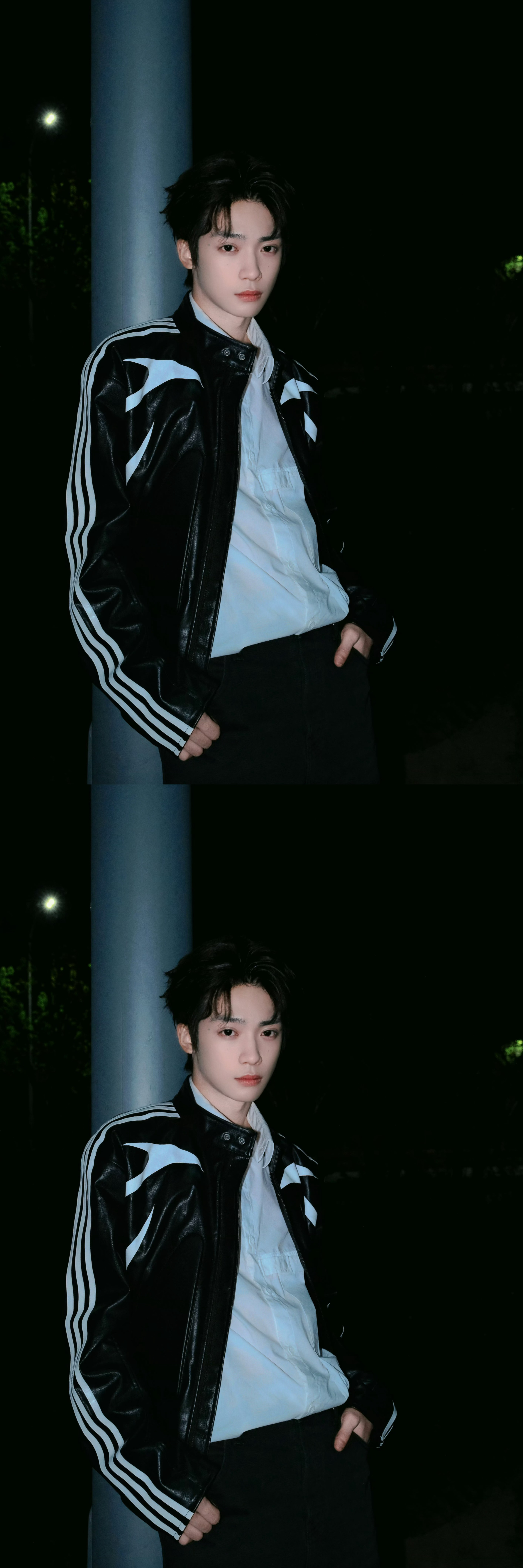 梓渝cool boy出现 梓渝黑皮衣coolboy你的小鱼突然出现，酷酷的梓渝不