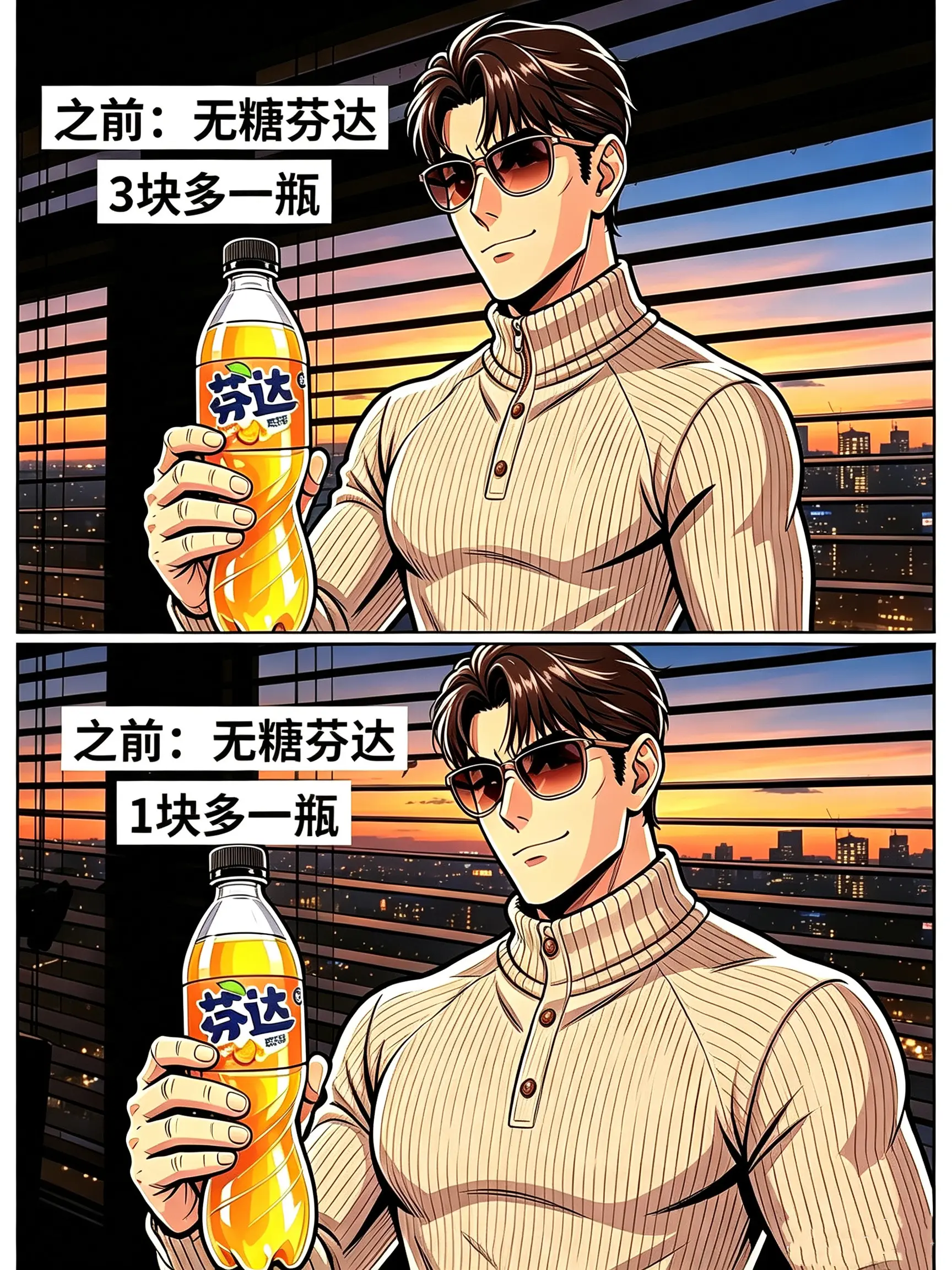 无糖芬达补货了，算下来一瓶只要一块多