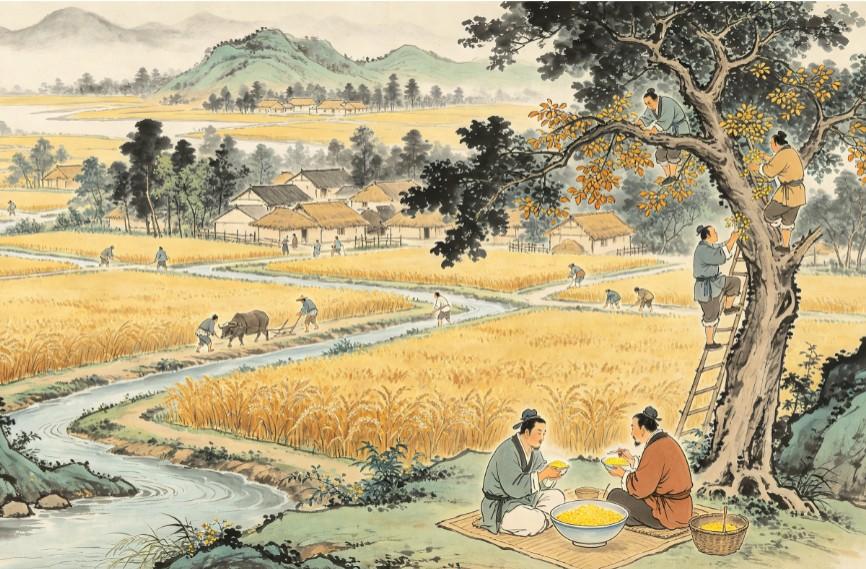 品读《山海经》626——《大荒南经》盈民国

原文：
有盈民之国，於姓，黍食。又