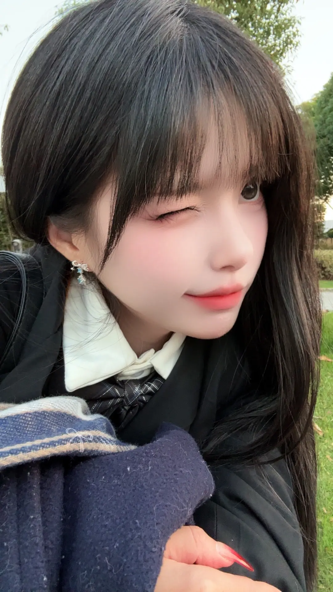 算了，反正你又不喜欢黑长直。