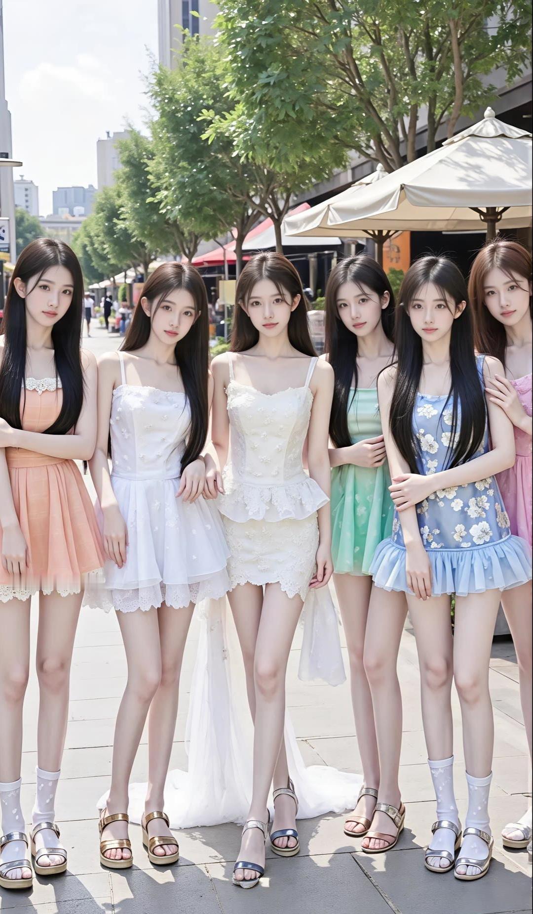 夏日闺蜜穿搭指南，甜美少女心爆棚！🌞👯‍♀️👗💕