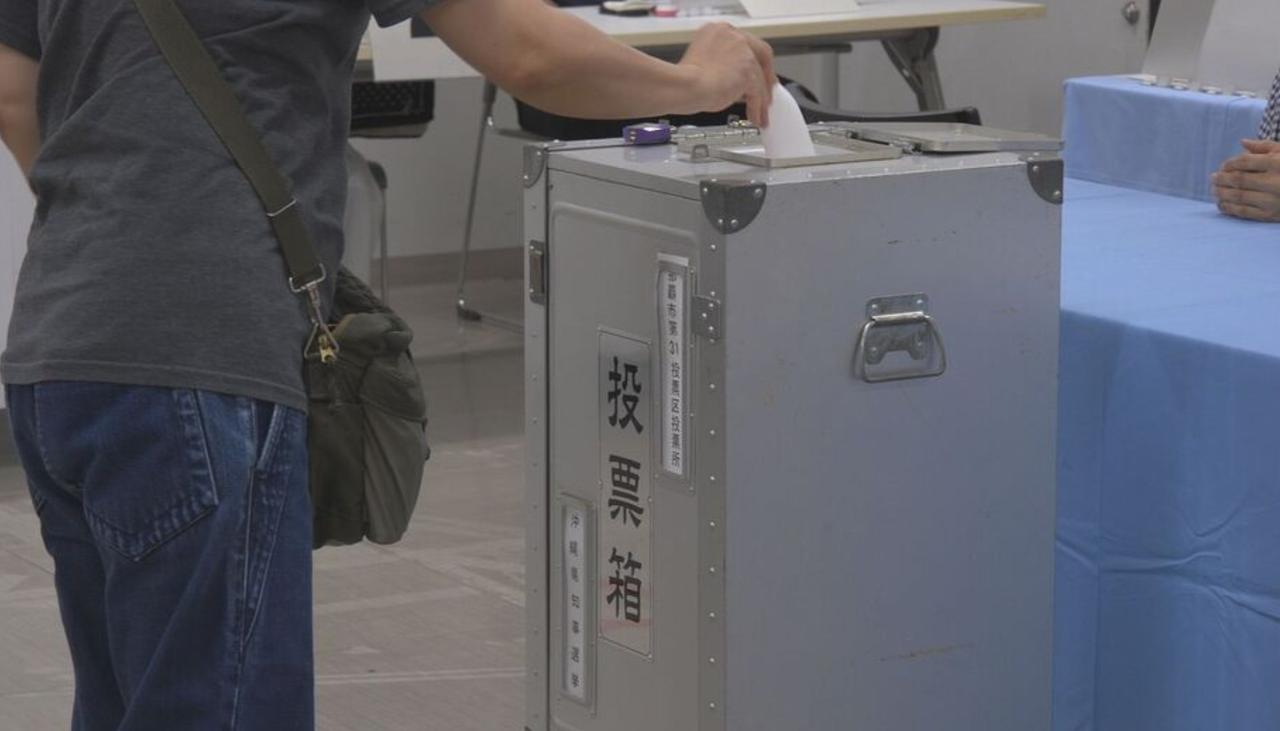 【冲绳县知事选举结果今晚大势判明，自民党支持的新人古谢玄太能否战胜谋求第三届连任
