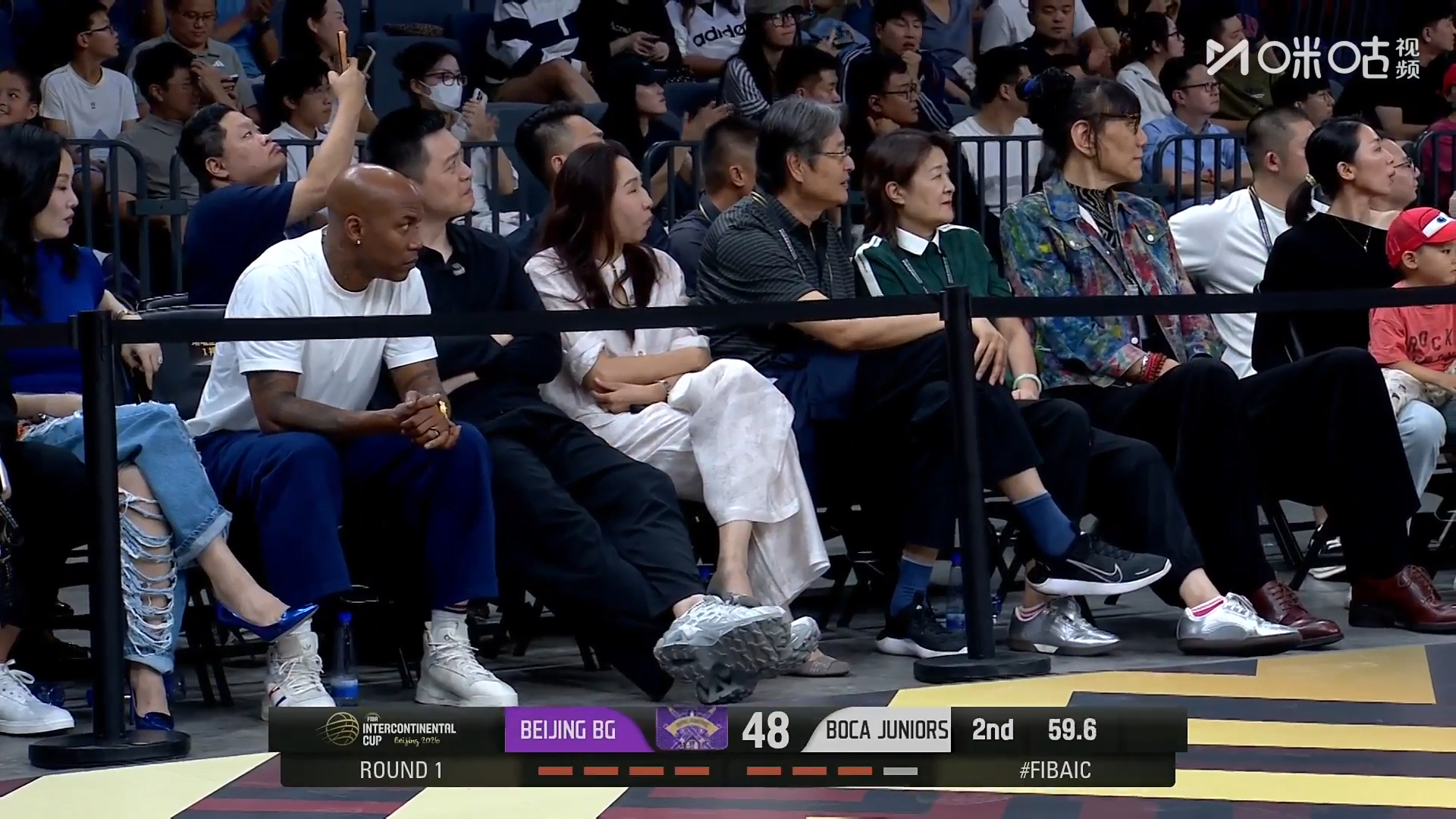 #FIBA洲际杯名宿云集# 都来了！今天FIBA洲际杯在北控男篮主场开幕，现场马