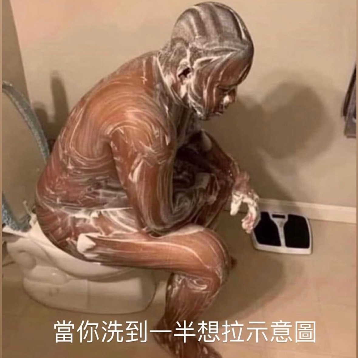 憋尿能行千里拉稀寸步难行#meme# ​​​