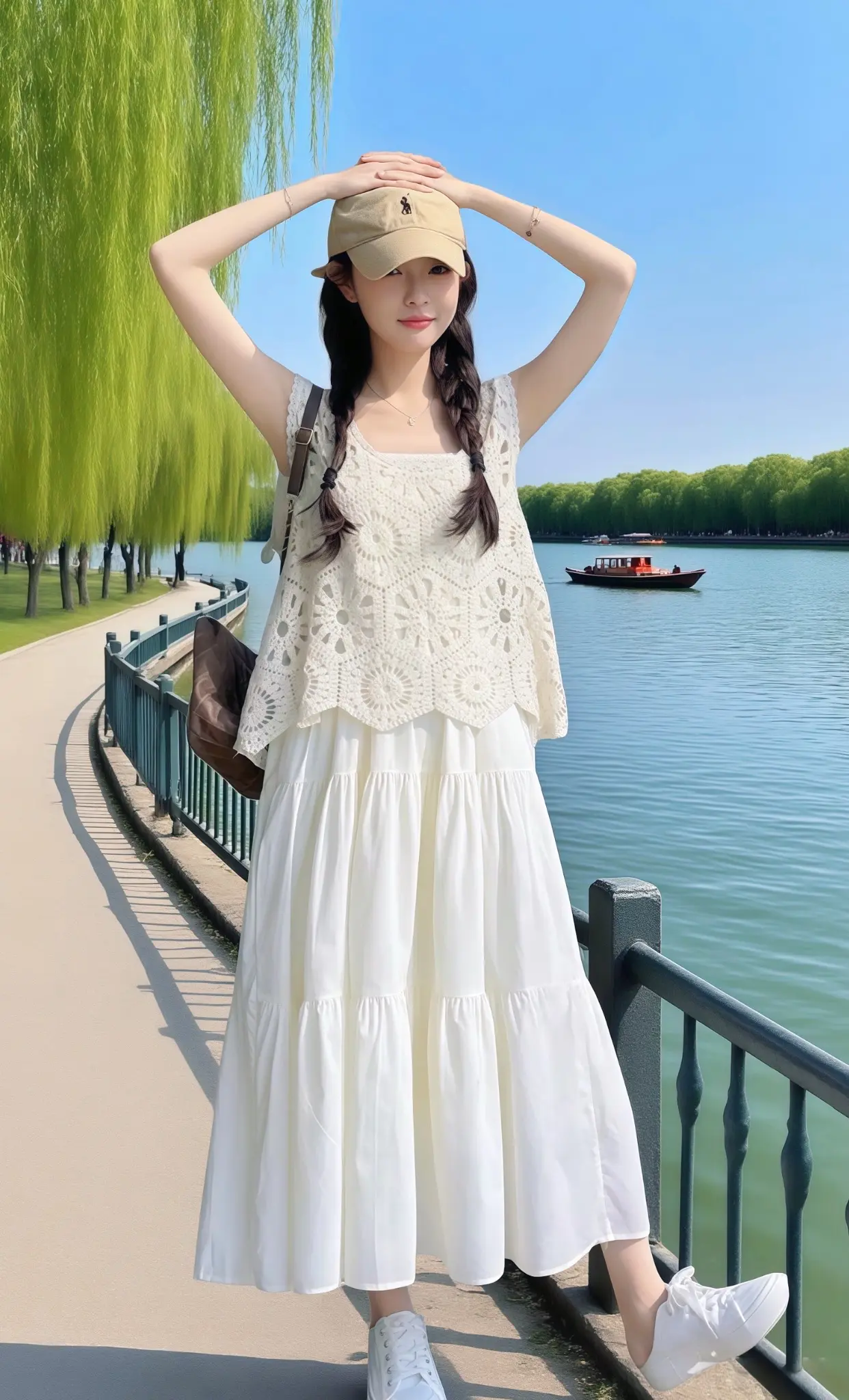  购物 同款两件套连衣裙点这