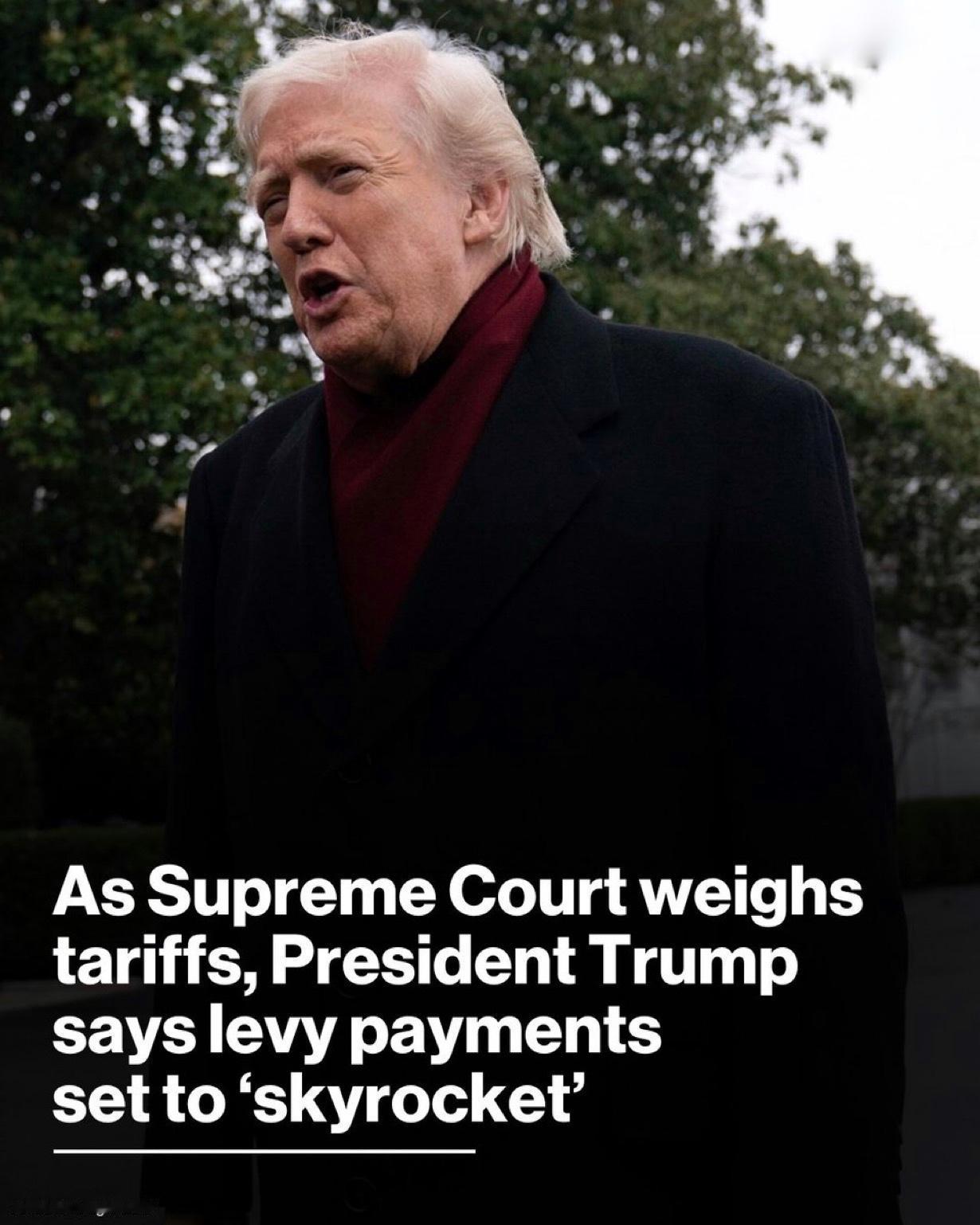 特朗普周一早些时候表示，他的关税政策的“全部益处”将很快生效，带来“前所未有的”