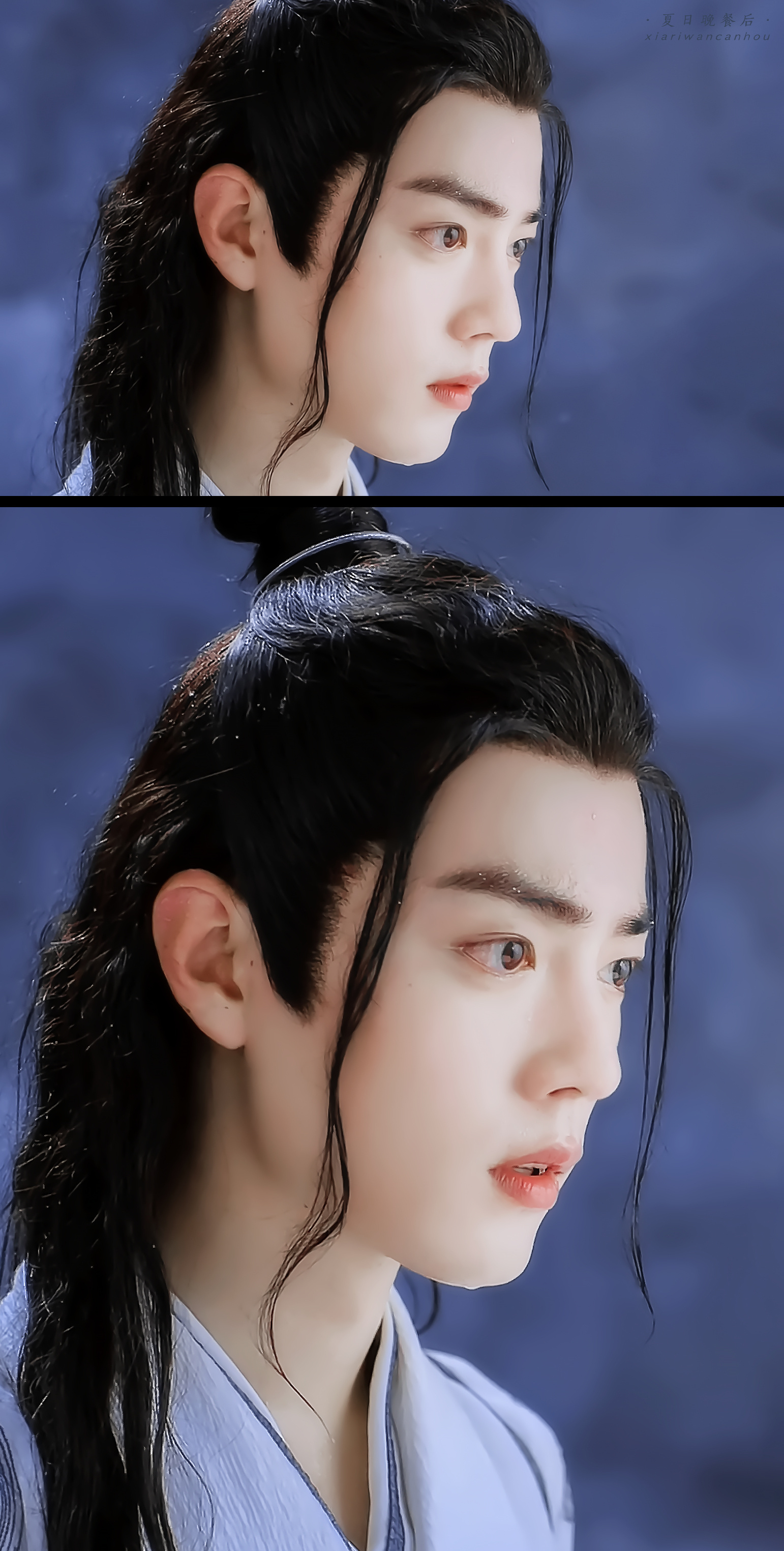 ♡⃝ 𝒍𝒐𝒗𝒆 ʚɞ ☽⋆❥ »» 肖战 白衣羡羡，出水芙蓉，太好看太惊