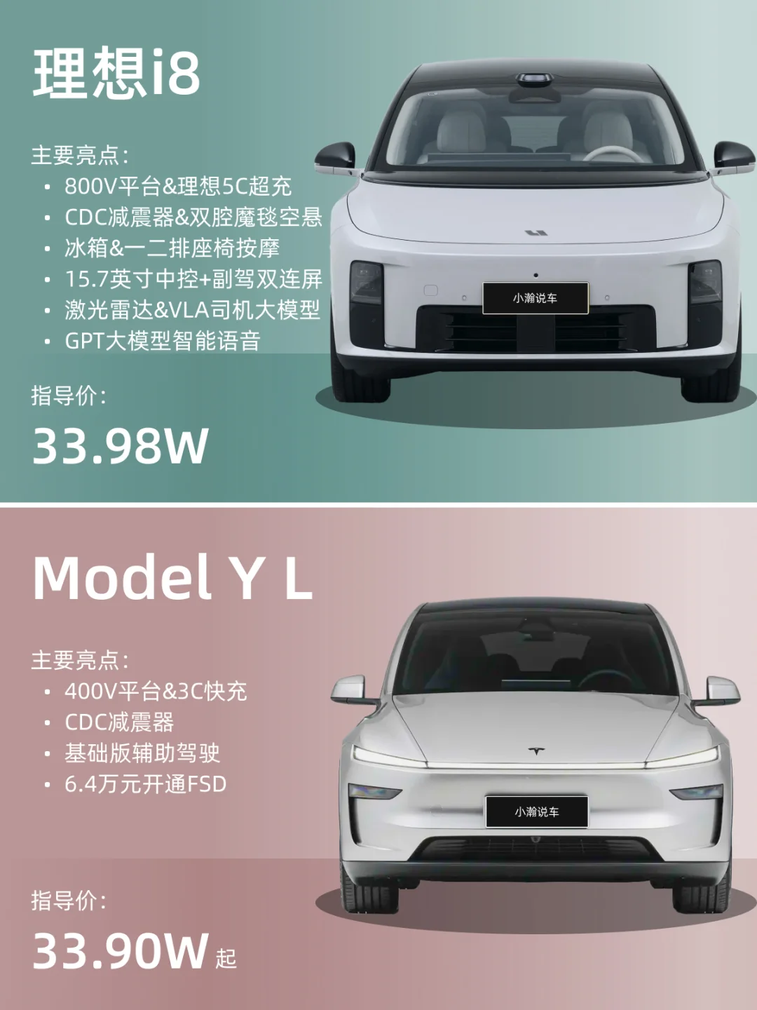 家用豪华SUV对决，买纯电的家庭用户如何选