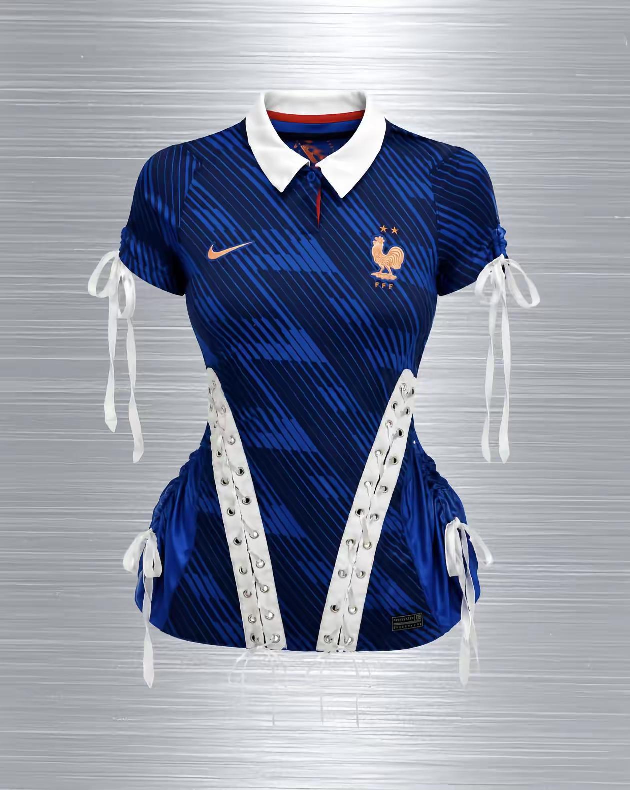 法国🇫🇷。世界杯足球服 世界杯主题球衣 法国队球衣