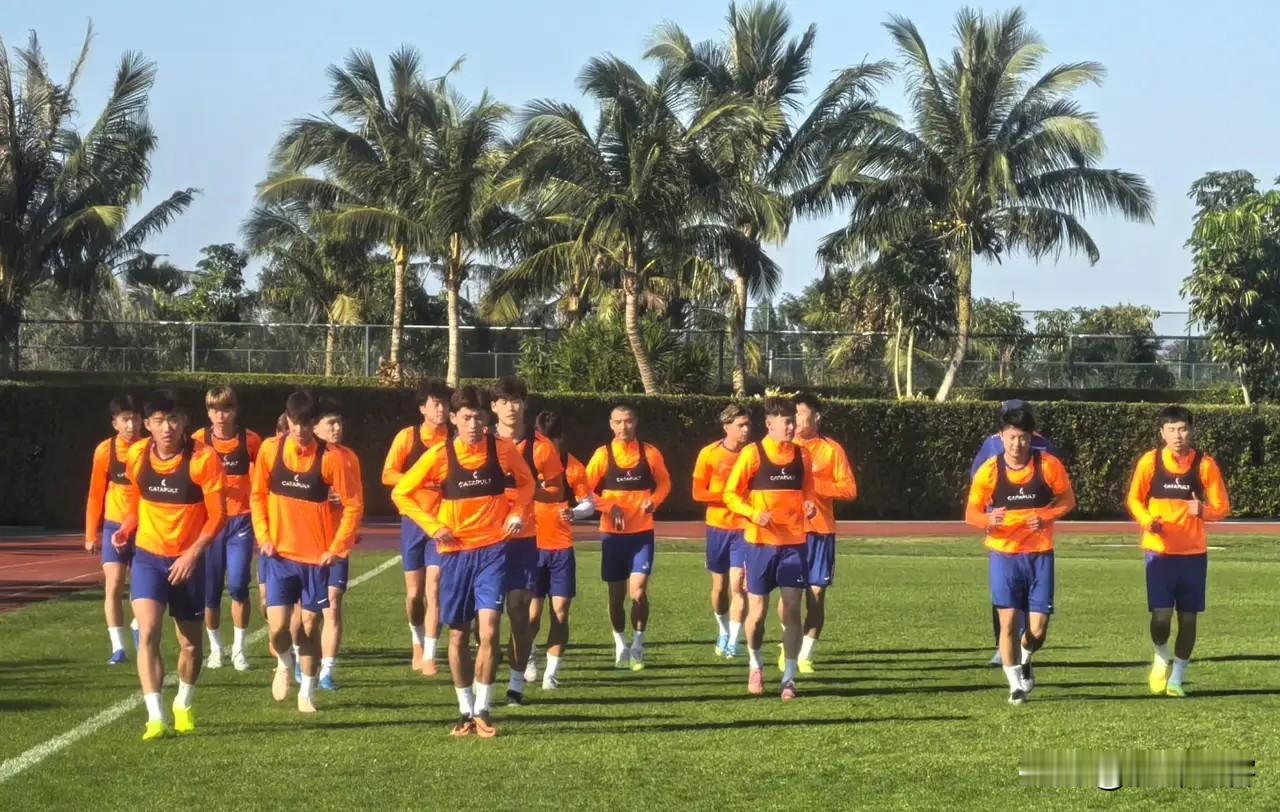 今年冬训山东泰山和青岛海牛成为唯二在国内选择冬训的球队，其他十四队则全部把集训地