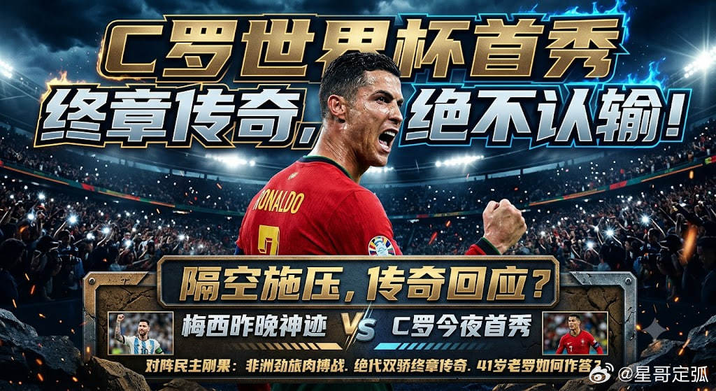 压力给到C罗  大戏开锣！留给C罗的时间，真的只剩最后几个小时了！⏳🇵🇹昨晚