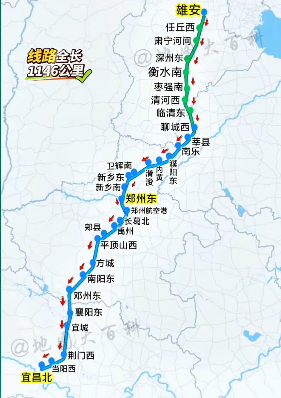 雄商高铁今年9月底通车，预测开行雄安至宜昌的高铁车次，衡水首次高铁直达南阳、襄阳