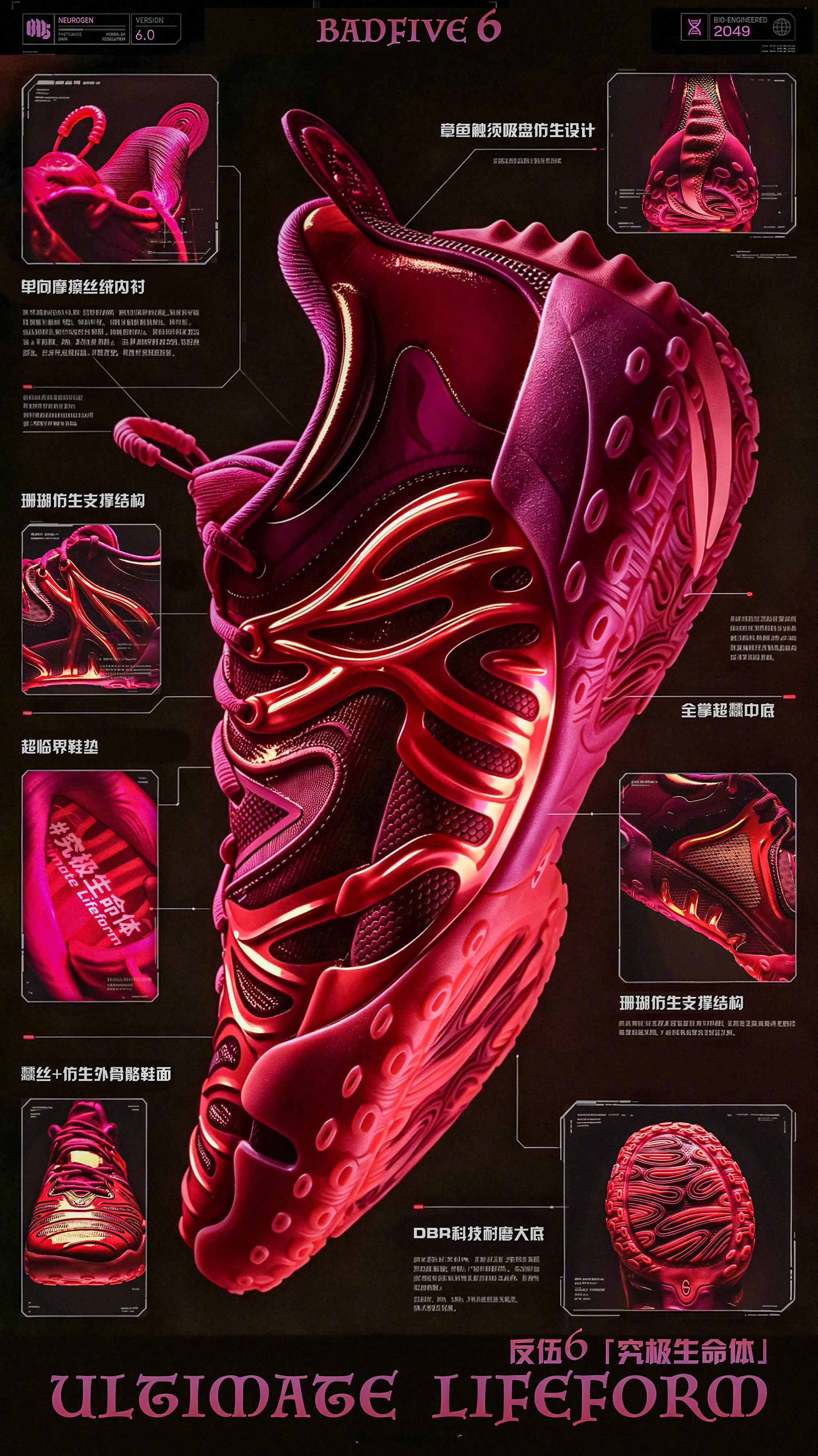 LI-NING BADFIVE 6反伍6「究极生命体」🐙好产品自己会讲故事，这