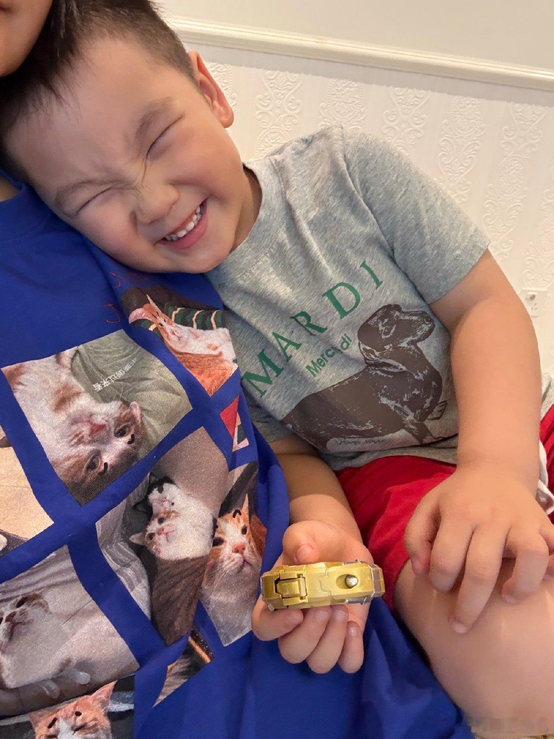 孩子放薯条假我真的笑不出来