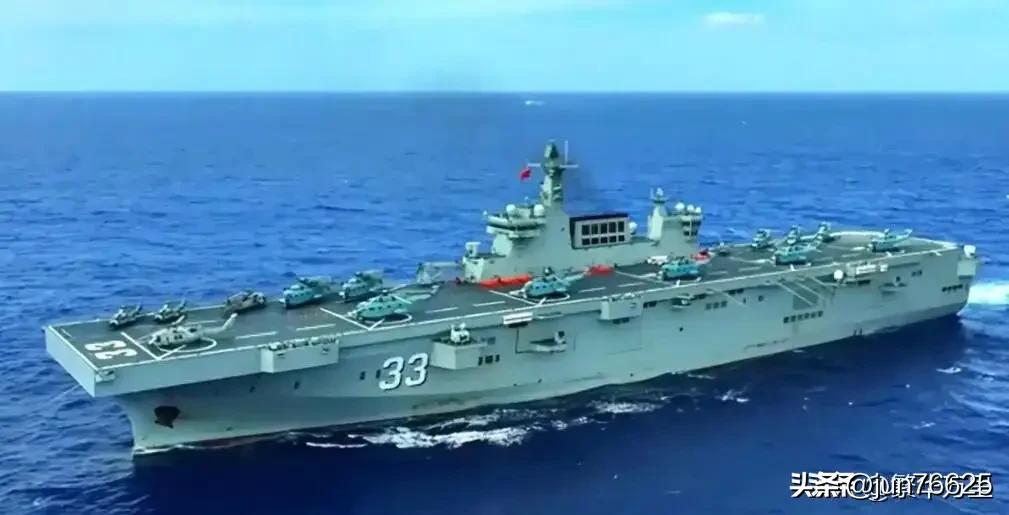 中国海军两栖作战力量仍然不足，075和071仍然需要续建！
据国外媒体提供的卫星
