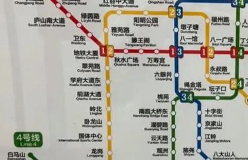 请大家猜一猜，这是中国哪一座城市的地铁图？