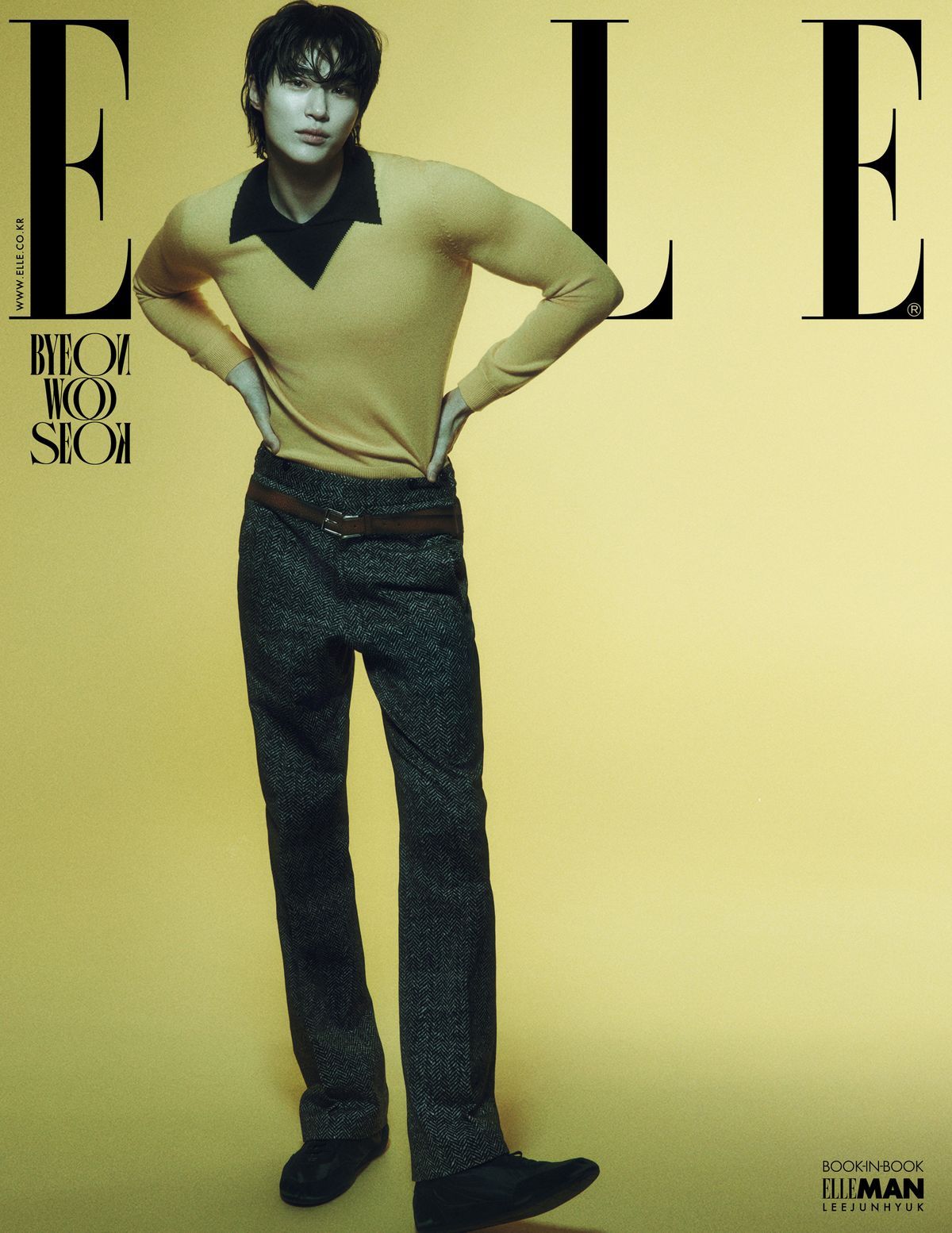ELLE KOREA 3月刊 封面人物 边佑锡PRADA买单5封面开季 