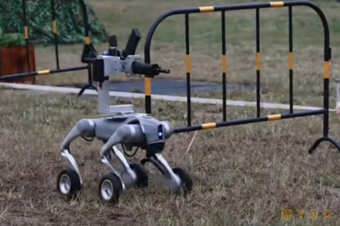 昨天还口嗨给机器狗腿上装轮子，地形条件好的话跑得快更好玩。这就偶合了[doge]