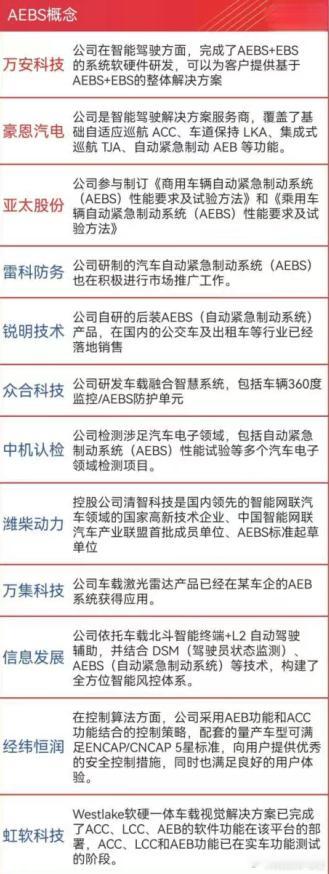 AEBS方向感觉可以重点观察一下，毕竟世界上最大的事就是安全，安全才是首位 ​​