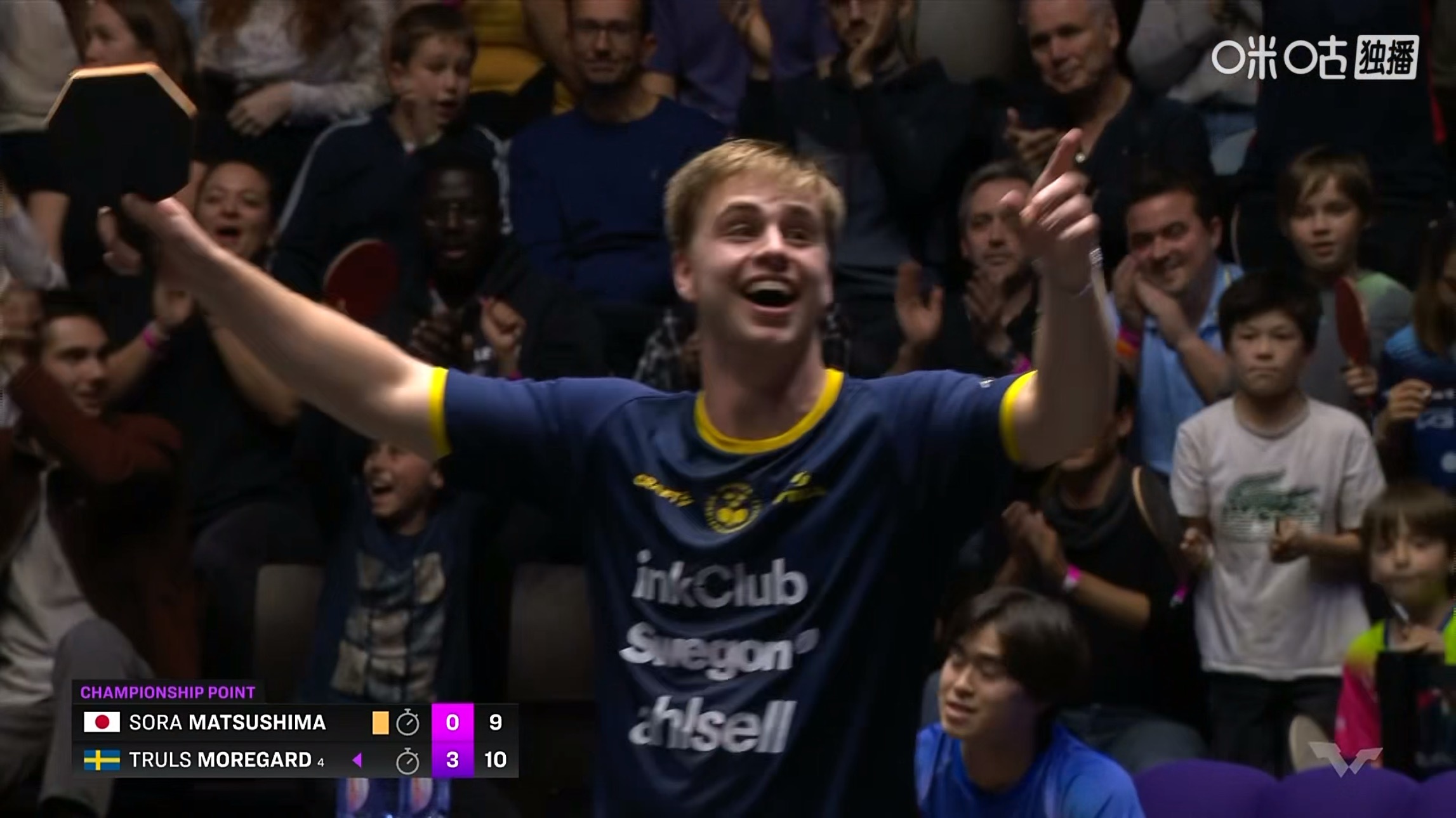 莫雷加德夺得WTT蒙彼利埃冠军赛2025 男单冠军收获个人首个冠军赛🏆松岛辉空