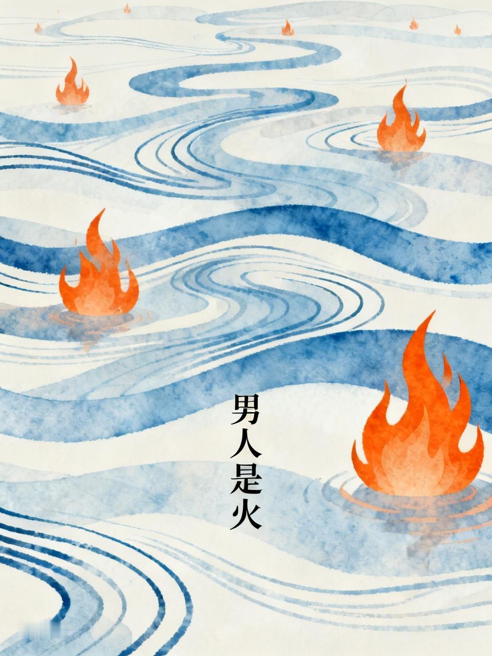 都说女人是水，那男人是啥？我觉得男人是火。女人如水，有着柔和的力量，能化解矛盾，