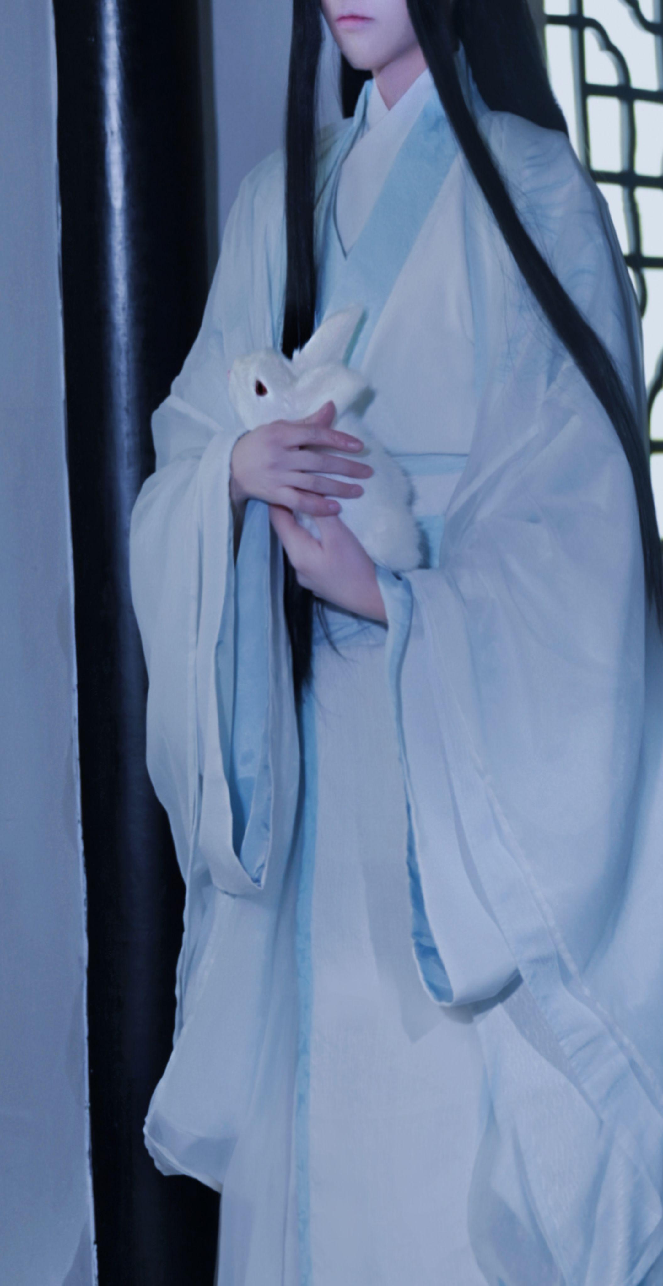 昔日，故人赠吾白兔。