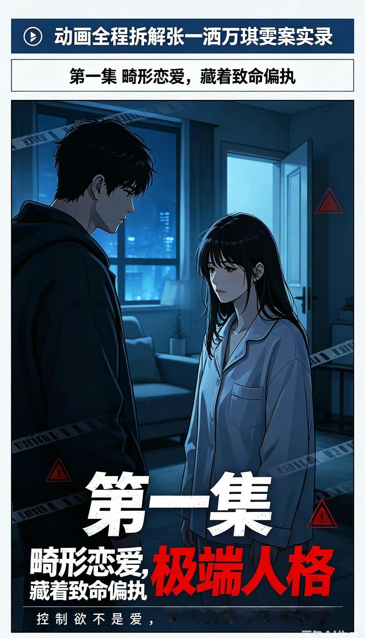 第1集：畸形恋爱，藏着致命偏执。很多悲剧的根源，并不是分手，而是潜藏的极端人格。