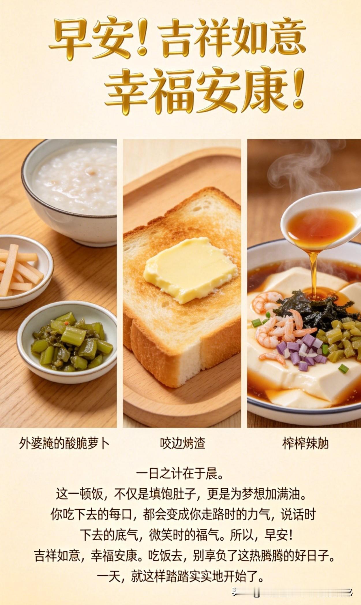 早安！吉祥如意幸福安康！当第一缕晨光穿过窗帘的缝隙，轻轻抚摸你的脸庞，这世界便温