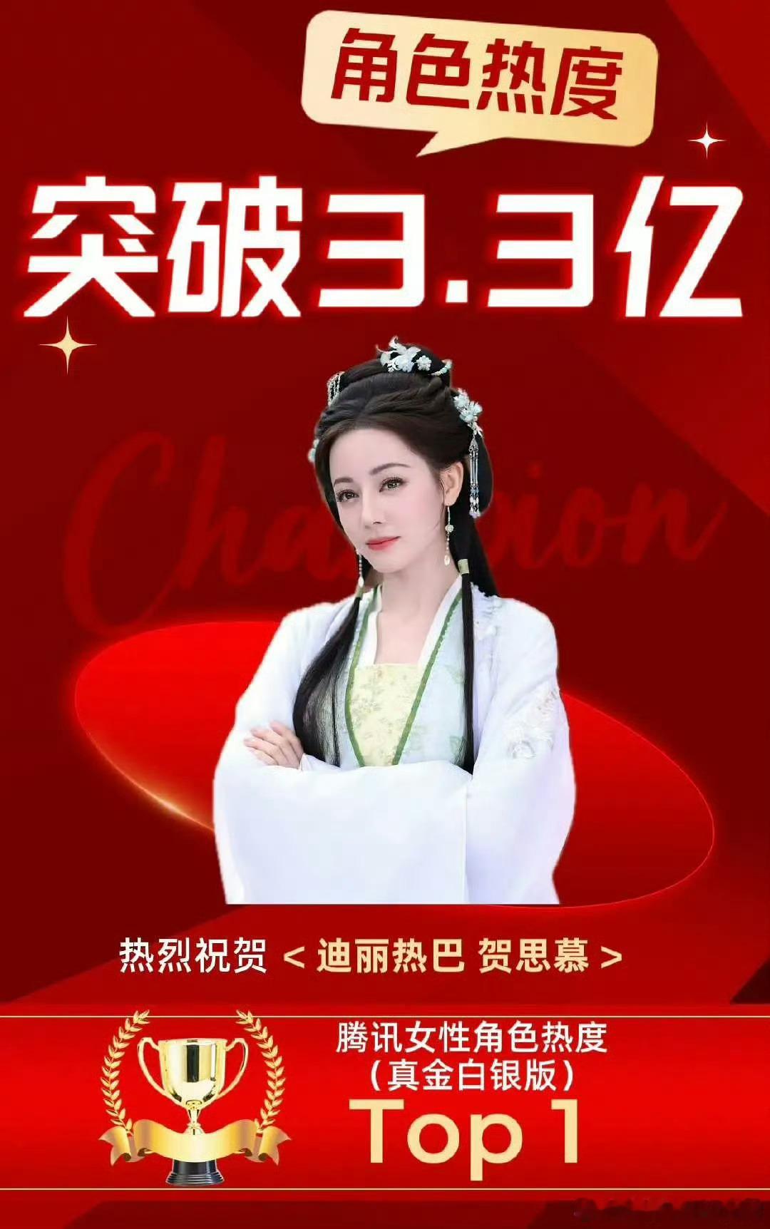 迪丽热巴 白日提灯超点后片头再加广周边销量  粉丝云包场氪金  角色热度 ，招商