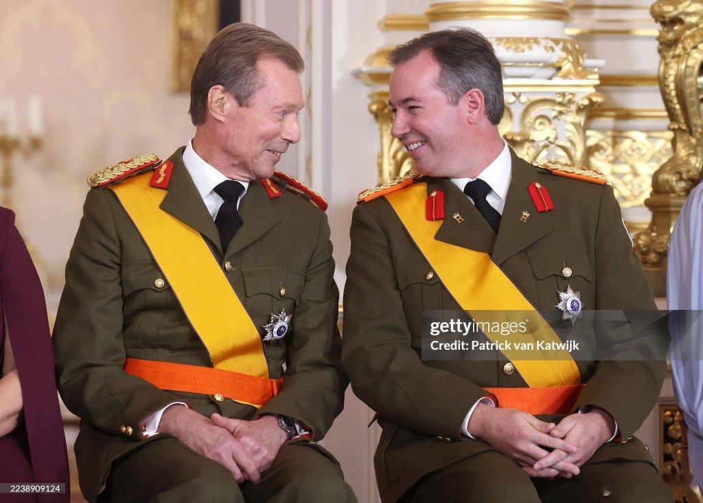 卢森堡王室 🇱🇺10月3日，当地时间上午10点亨利大公正式退位，长子纪尧姆大